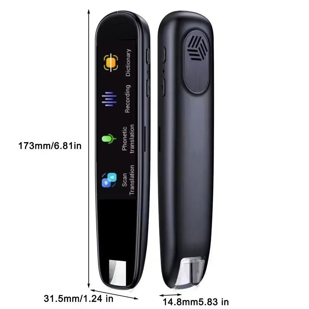 Advanced AI Scan Reader: Portable Voice Translation Pen with Wi-Fi for 112 Languages, Designed for Dyslexia and Autism Assistance