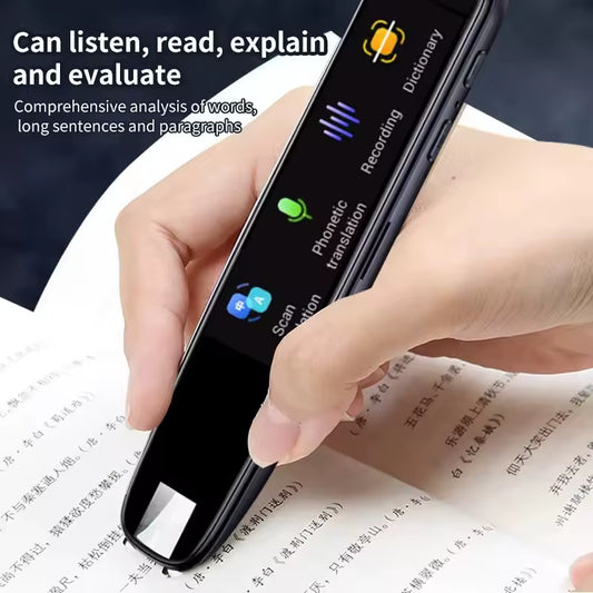 Advanced AI Scan Reader: Portable Voice Translation Pen with Wi-Fi for 112 Languages, Designed for Dyslexia and Autism Assistance