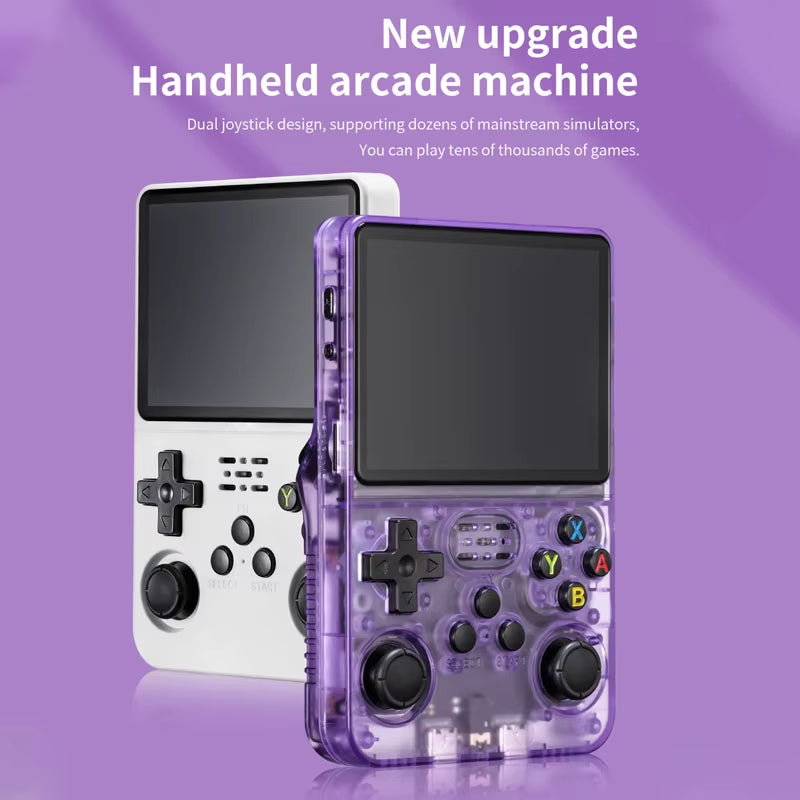 Open Source R36S Retro Video Game Console - 3.5 Inch IPS Screen, Portable Handheld Player with 15000+ Games, Perfect Gift for Boys