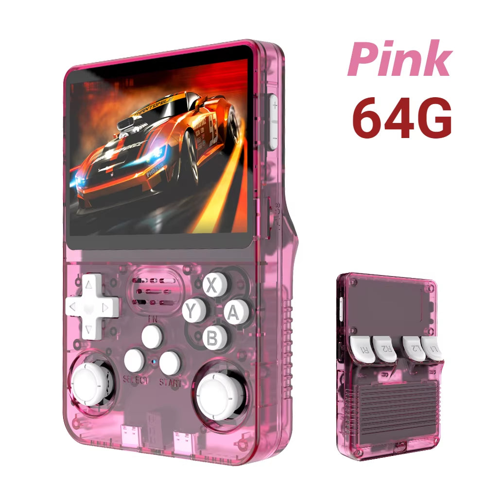 Open Source R36S Retro Video Game Console - 3.5 Inch IPS Screen, Portable Handheld Player with 15000+ Games, Perfect Gift for Boys